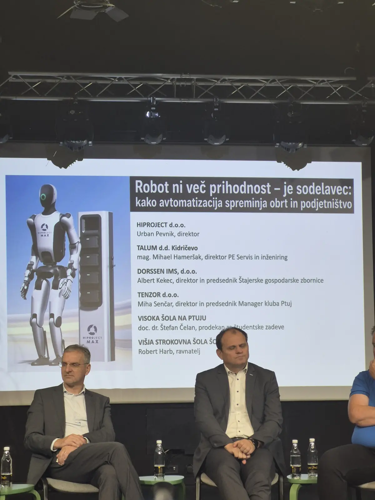 Demonstracija robota od blizu.